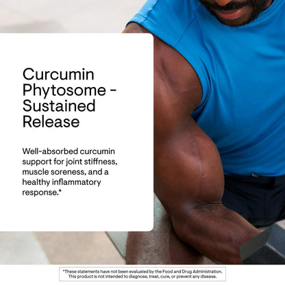 THORNE - Curcumin Phytosome 500 mg (Meriva) - Sustained Release, Clinically Studied - Supports Healthy Inflammatory Response in Joints, Muscles, GI Tract, Liver, Brain & Nerves* - 60 Servings THORNEBuy Supplements Australia