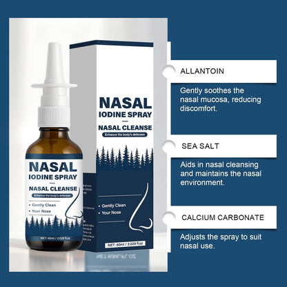 VIPUDA Nutramd Iodine Nasal Spray, Cleanses & Refreshes Your Nasal Passages, Iodine & Fulvic Acid Blend, 100% Natural Mineral Formula – 60 ml/2.029 fl.oz (1pc) VIPUDABuy Supplements Australia