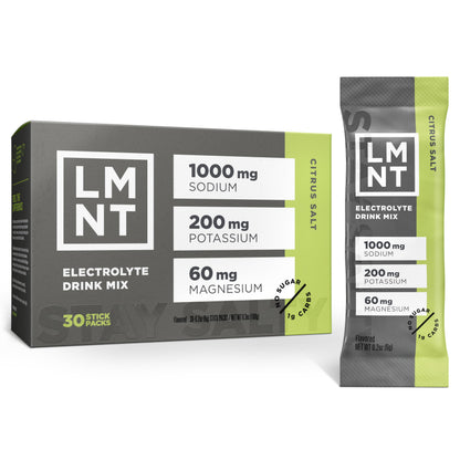 LMNT Zero Sugar Electrolytes - Citrus Salt | Drink Mix | 30-Count Drink LMNTBuy Supplements Australia