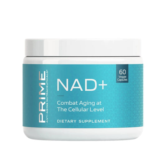 PRIME Anti-Aging Nutraceuticals NAD+ – Nicotinamide Riboside & Pterostilbene Supplement for Cellular Energy, Healthy Aging & Vitality, Vegan, Gluten-Free, 30 Servings PRIMEBuy Supplements Australia