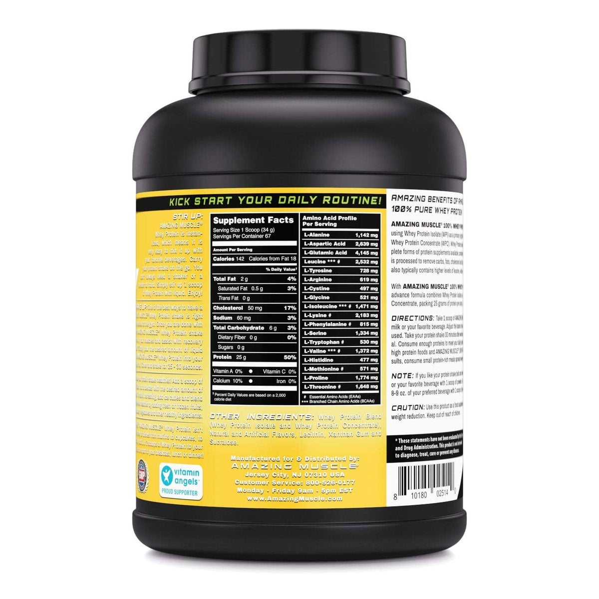 Amazing Muscle 100% Whey Protein Powder *Advanced Formula with Whey Protein Amazing NutritionBuy Supplements Australia
