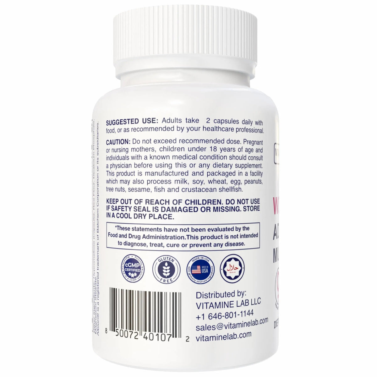 VITA MINE LAB Women's Advanced Multivitamin, Supports Energy, Immune Health & Overall Well-Being, Gluten-Free, Halal VITA MINE LABBuy Supplements Australia