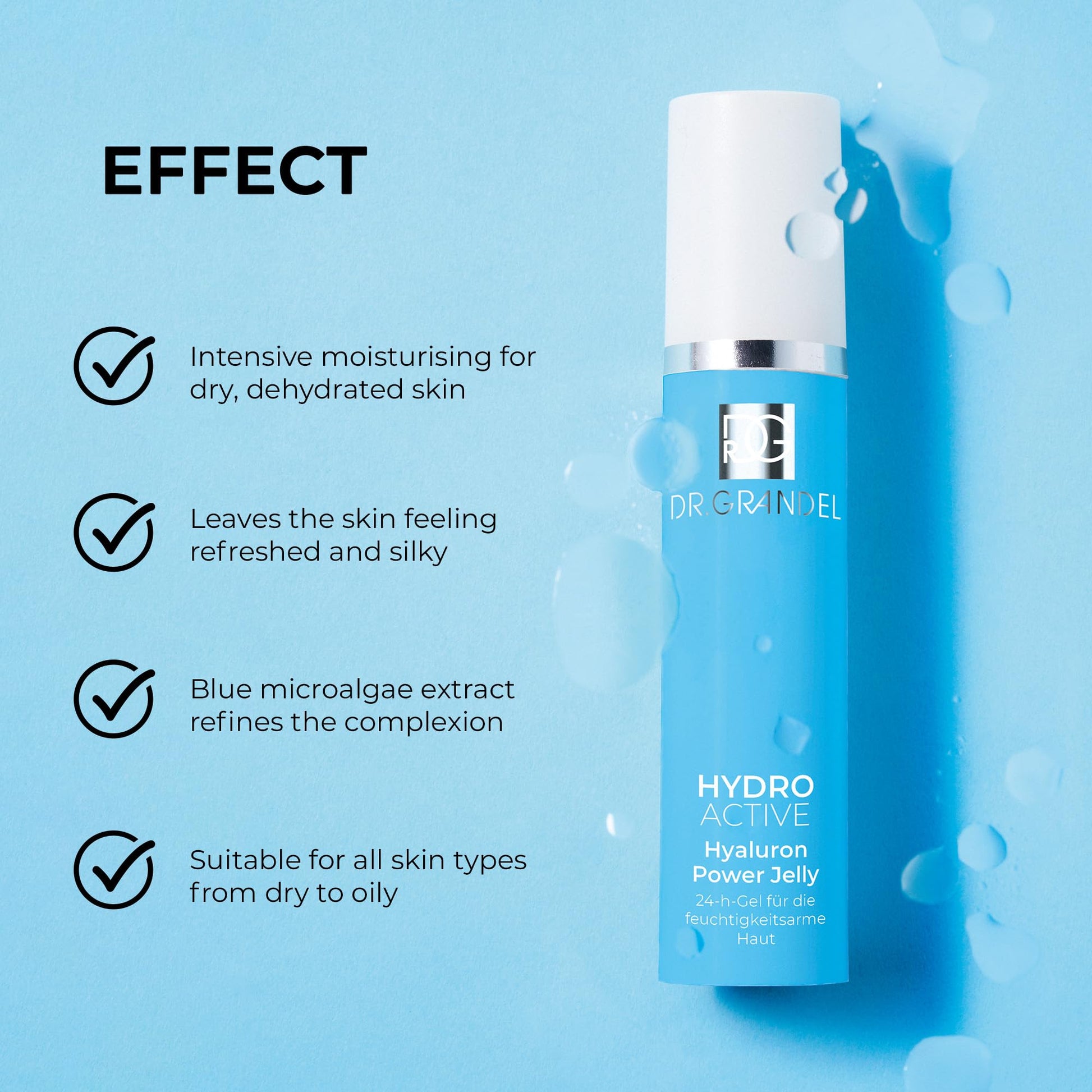 DR. GRANDEL HYDRO ACTIVE Hyaluron Power Jelly I Intensive Moisture Boost for the Skin Dr. Grandel buy supplements Au