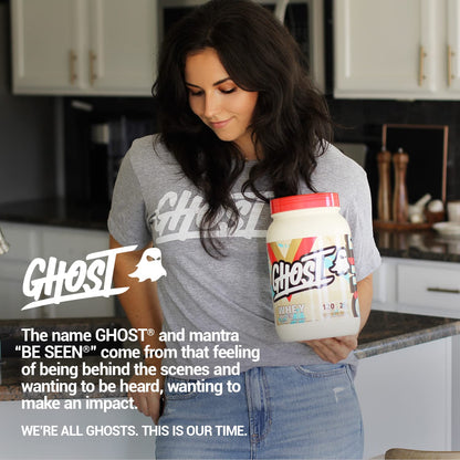 GHOST Whey Protein Powder, Coffee Ice Cream - 2LB Tub, 25G of Protein - Flavored Isolate GHOSTBuy Supplements Australia