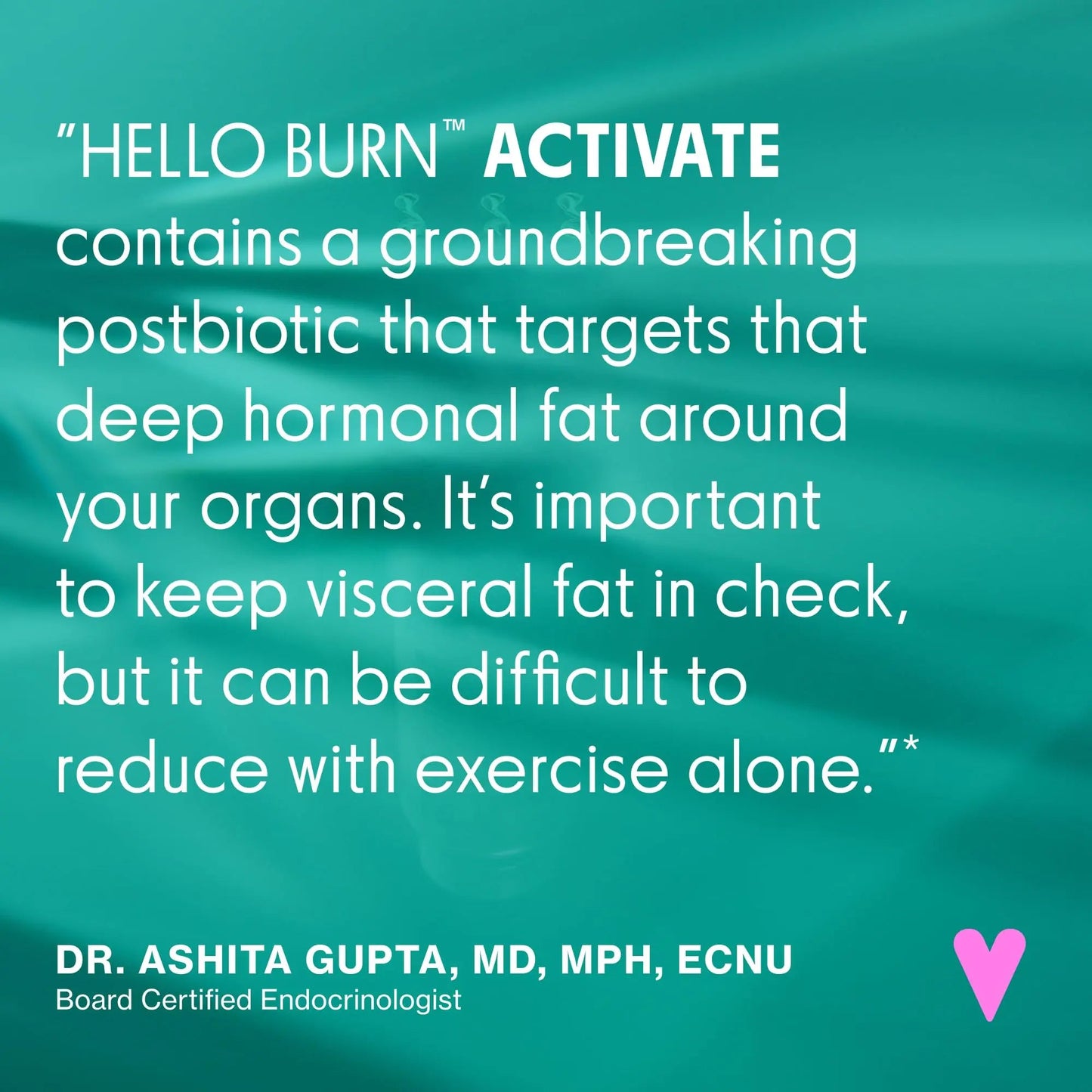 Love Wellness Hello Burn Activate | Support Visceral Fat Burn with HT BPL1 Postbiotic | Supports Healthy Waist Circumference, Longevity and Metabolic Wellness | 30 Count Love WellnessBuy Supplements Australia