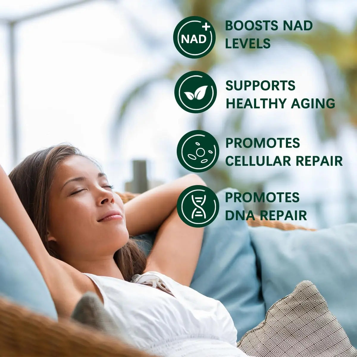 ESUNM Liposomal NAD+ Supplement with Resveratrol, NMN Supplement NAD Resveratrol Support Cellular Health, Stamina & Healthy Aging,Third-Party Tested，80 Capsules ESUNMBuy Supplements Australia