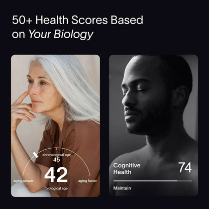 Viome at-Home Full Body Intelligence 3-in-1 Test Kit for Women & Men, 50+ Health Scores from Blood, Saliva, and Stool, Comprehensive Gut Microbiome Analysis, Biological Age, BioHacker Friendly ViomeBuy Supplements Australia