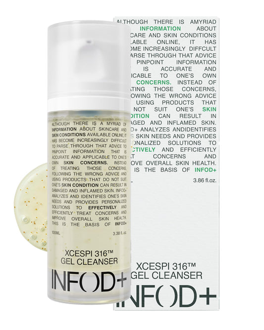INFODPLUS Gel Cleanser, Gentle Low pH Deep Cleansing, Oil Control, Pore Blackhead Removal Face Wash, Ceramide Panthenol, Hydrating Barrier Balance Korean Skincare for Sensitive Skin, 3.38 fl.oz 100ml INFOD+ buy supplements Au