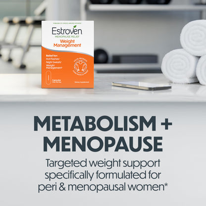 Estroven Weight Management for Menopause Relief - 30 Ct. - Clinically Proven Ingredients Help Manage Weight, Provide Night Sweats & Hot Flash Relief* Drug-Free & Gluten-Free Caplets EstrovenBuy Supplements Australia