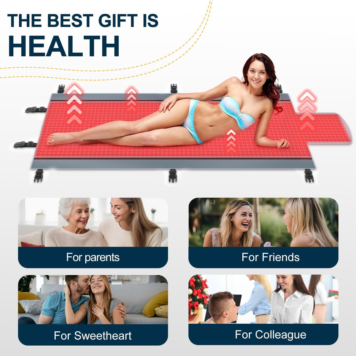 Red Light Therapy for Body - Full Body Red Light Therapy Mat, 71.0x33.30in, 2570Pcs 660nm KaoudtBuy Supplements Australia