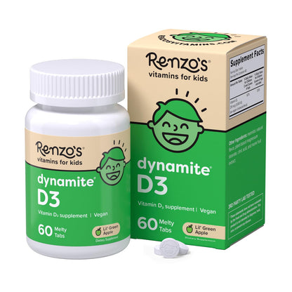 Renzo's Vitamins Adventurous Kid Bundle - Picky Eater Kids Multivitamin, Vitamin D3 for Kids, and Bright & Brainy Vitamin B6 Renzo'sBuy Supplements Australia