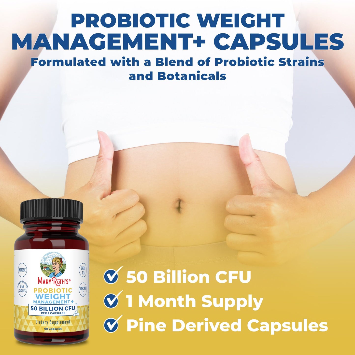 MaryRuth Organics Probiotics Capsule for Women & Men | Weight Management | Digestive MaryRuth OrganicsBuy Supplements Australia