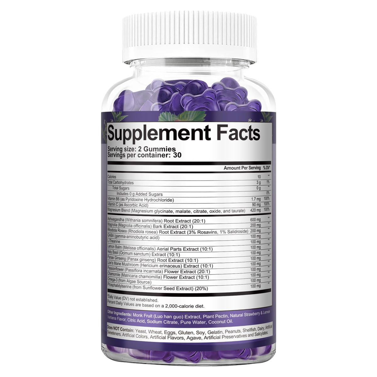 Cortisol Supplements for Women & Men 20-in-1 Cortisol Gummies with Ashwagandha Rhodiola Rosea Magnesium Phosphatidylserine Calm Focus Mood Support Healthy Cortisol Levels 30 Day Supply TotariaBuy Supplements Australia