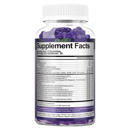 Cortisol Supplements for Women & Men 20-in-1 Cortisol Gummies with Ashwagandha Rhodiola Rosea Magnesium Phosphatidylserine Calm Focus Mood Support Healthy Cortisol Levels 30 Day Supply TotariaBuy Supplements Australia