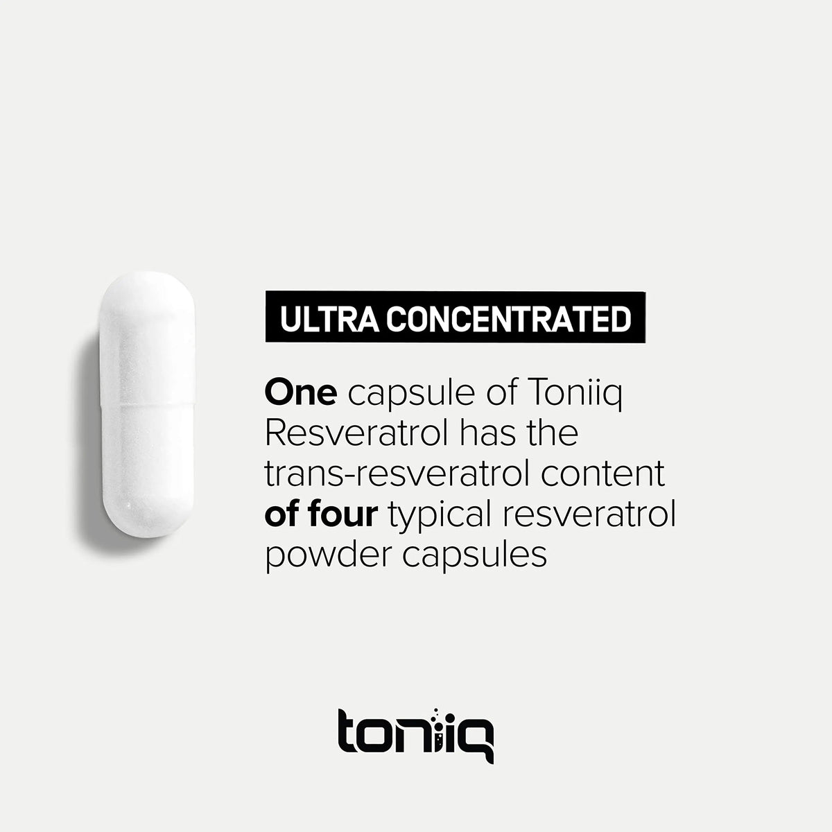 Ultra High Potency Third-Party Tested Trans Resveratrol 1000mg - 98% Pure, Highly Purified and Bioavailable - Resveratrol Polygonum Root Extract - 60 Capsules Toniiq buy supplements Au