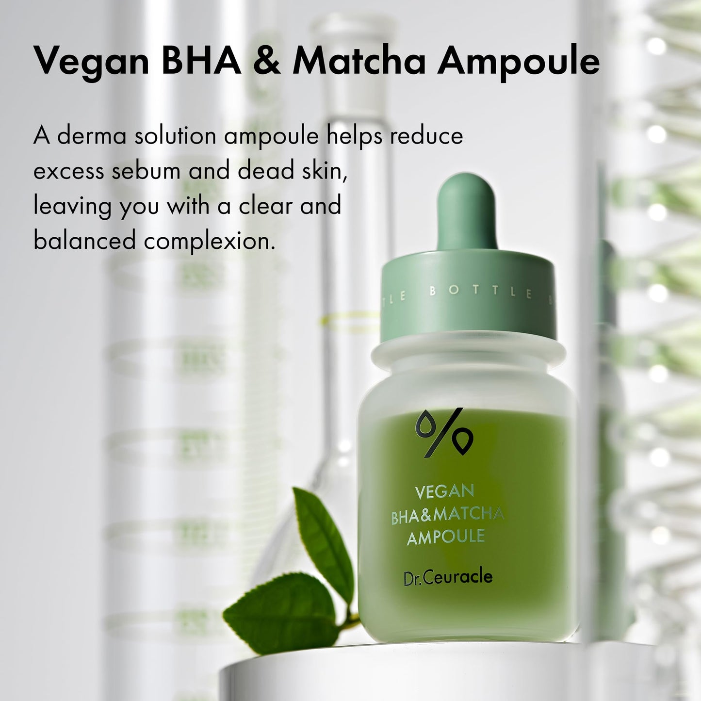 Dr.Ceuracle | Jeju Matcha Tea Essence + Vegan BHA & Matcha Ampoule leegeehaam buy supplements Au
