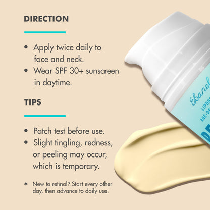 Ebanel Bundle of 2.5% Retinol Moisturizer and Serum Ebanel buy supplements Au