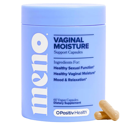 MENO Vaginal Moisture Support Capsules – OBGYN-Formulated to Support Healthy Vaginal Moisture, Mood & Relaxation – Hormone-Free Supplements with Maca Root & Fenugreek Seed Extract – 30 Servings O PositivBuy Supplements Australia