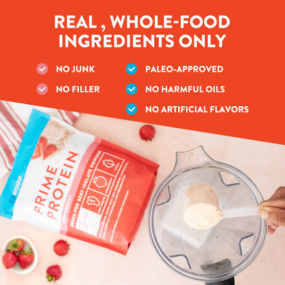 Equip Foods Prime Protein - Grass-Fed Beef Protein Powder Isolate -Paleo and Keto EquipBuy Supplements Australia