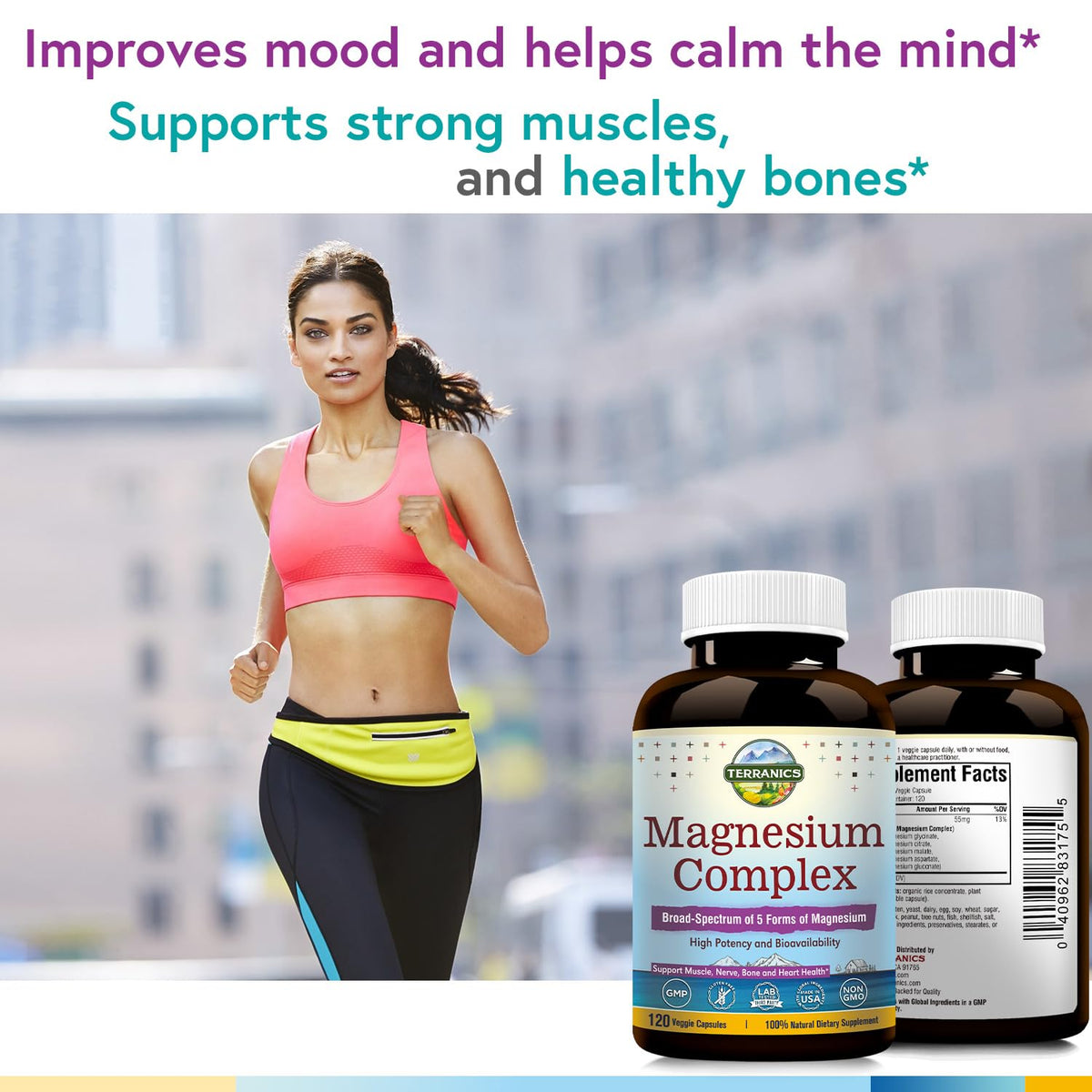 Terranics Magnesium Complex, Total 240 Capsules, Max Absorption, Glycinate, Citrate TerranicsBuy Supplements Australia