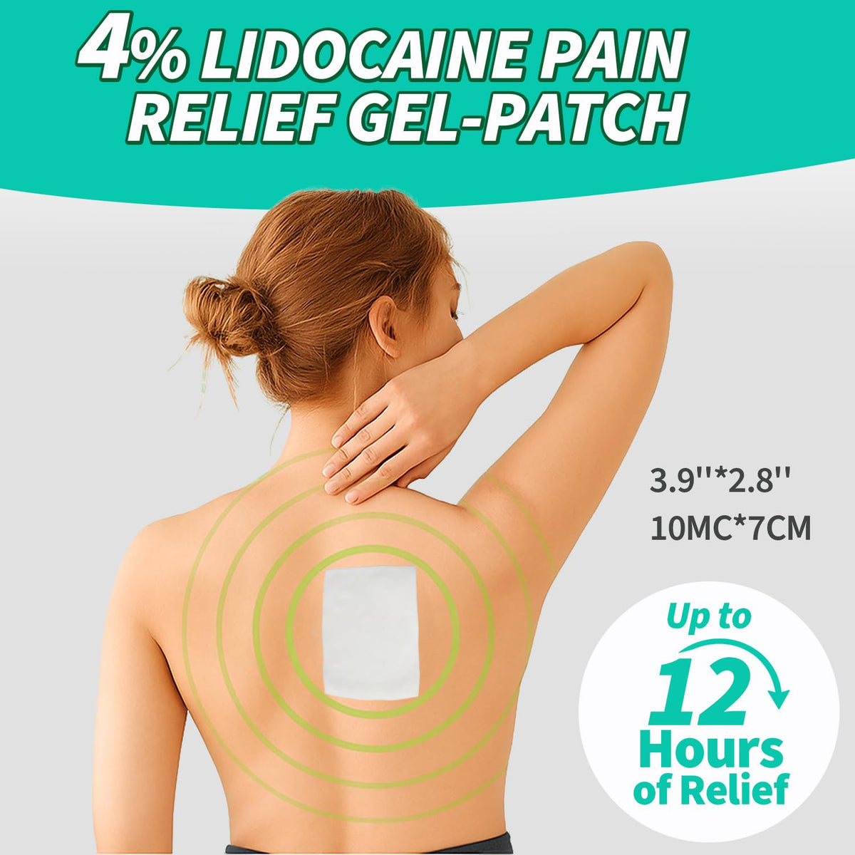 JIATUHAN 4% Lidocaine Pain Relief Patches – Maximum Strength for Back, Neck, Joint & Muscle Pain – Long-Lasting & Flexible – 15 Patches JIATUHANBuy Supplements Australia