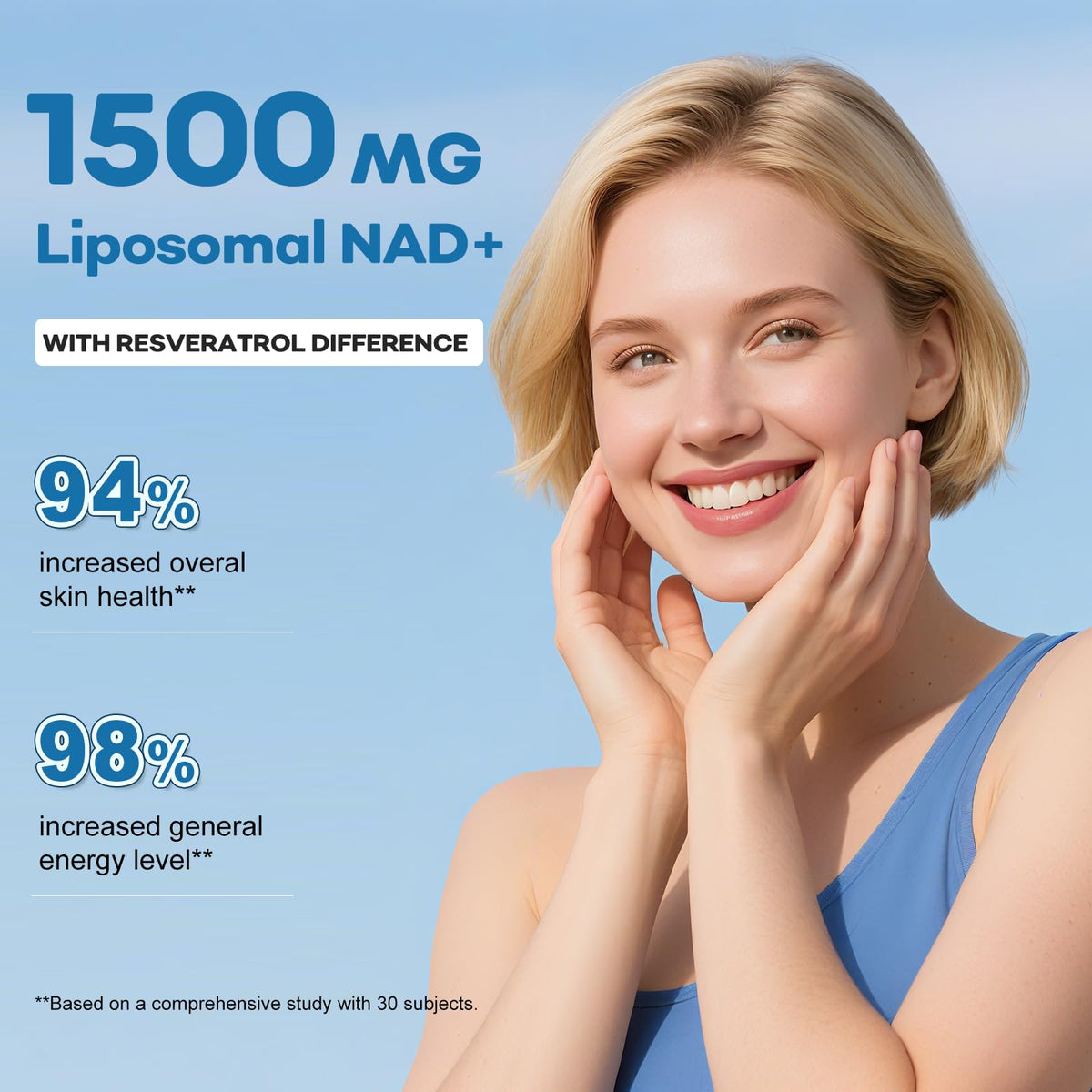 BEWORD Liposomal NAD 2000 Mg, 180 Capsules, 4-in-1 Formula with Liposomal NAD, Trans-Resveratrol, Non-GMO | Energy Support BEWORDBuy Supplements Australia