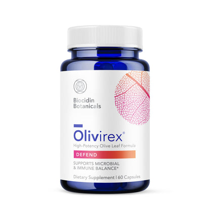 Biocidin Olivirex - Oleuropein Olive Leaf Extract Capsules - High Potency, 18% Oleuropein - Promote Microbial & Immune Support - Professional-Grade Botanical Blend for Detox & Wellness (60 Capsules) Bio-Botanical ResearchBuy Supplements Australia