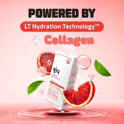 LINGTEA Doctor Developed Hydration Aqua Collagen Drink Mix -Blood Orange Flavor | 1,000mg Ultra-Micro Collagen | Maximum Absorption | Rapid Hydration | Vitamin C | Anti-Aging | Skin Health | 10 Count LINGTEABuy Supplements Australia