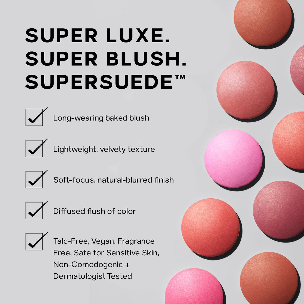 Saie Cheek Flush Duo - Dew Liquid Blush (.40 oz, Baby), SuperSuede Baked Powder Blush (.01 oz, Bella) - Layerable, Skin-Nourishing Blushes for a Seamless Radiant Finish SaieBuy Supplements Australia