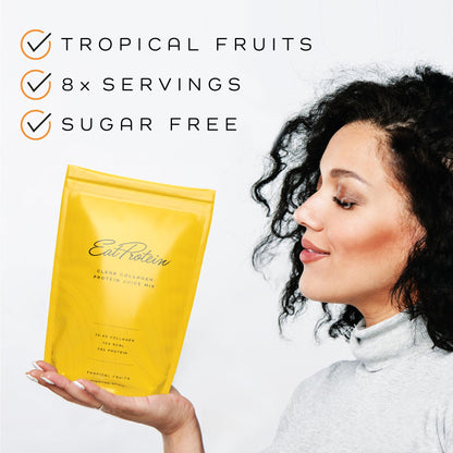 EatProtein Tropical Fruits Collagen Protein Juice Drink Mix | 24g Protein | 26.4g Collagen | 8X Servings EatProteinBuy Supplements Australia