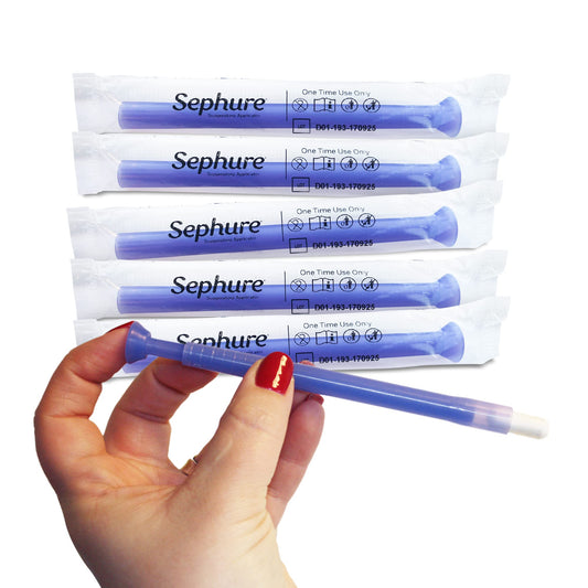 Sephure Easy-to-Use Suppository Applicator for Women, Disposable vaginal Applicator for Suppositories from Various Brands, 1-Pack, 6-Count, Size D0 SephureBuy Supplements Australia