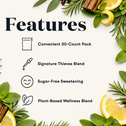 Young Living Thieves Cough Drops | 30 ct | Cinnamon & Menthol Flavor | with Thieves Essential Oil Blend of Lemon, Clove, Eucalyptus, Rosemary, & Peppermint | Sugar Free | Cooling Throat Comfort Young Living buy supplements Au
