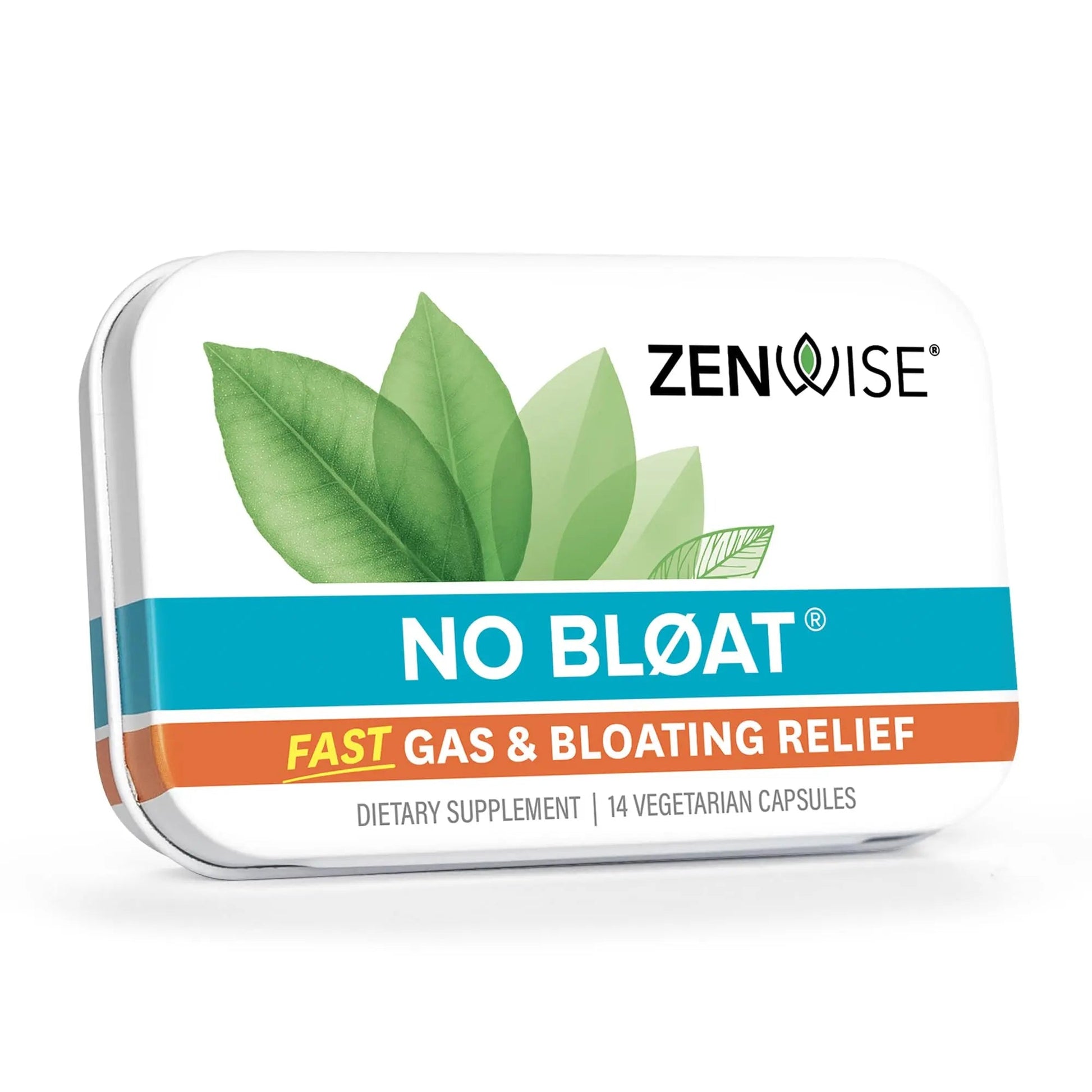 Zenwise Health No Bloat Probiotics for Women and Men Digestive Health with Ginger, Dandelion, and Lactase, Digestive Enzymes for Gas and Bloating Relief - Vegan Water Retention Pills - 14 CT Zenwise HealthBuy Supplements Australia