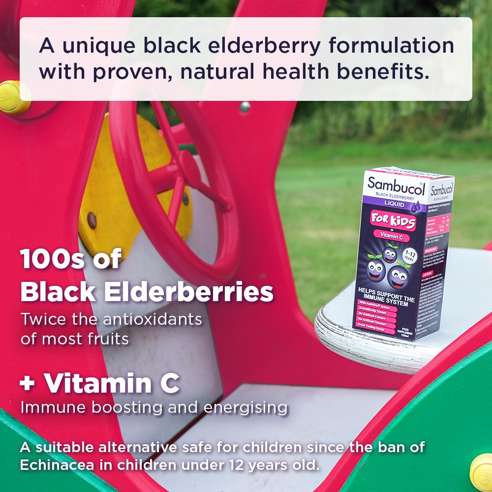 Sambucol Kids 120 ml For Immune Support, Drop SambucolBuy Supplements Australia