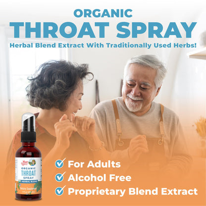 MaryRuth Organics USDA Organic Throat Spray with Mullein Leaf | Marshmallow Root & Licorice Root & Thyme Leaf | 4 Herbal Blend | Non-GMO | Vegan | Gluten Free | 1 Fl Oz | Up to 100 Servings MARYRUTH'SBuy Supplements Australia