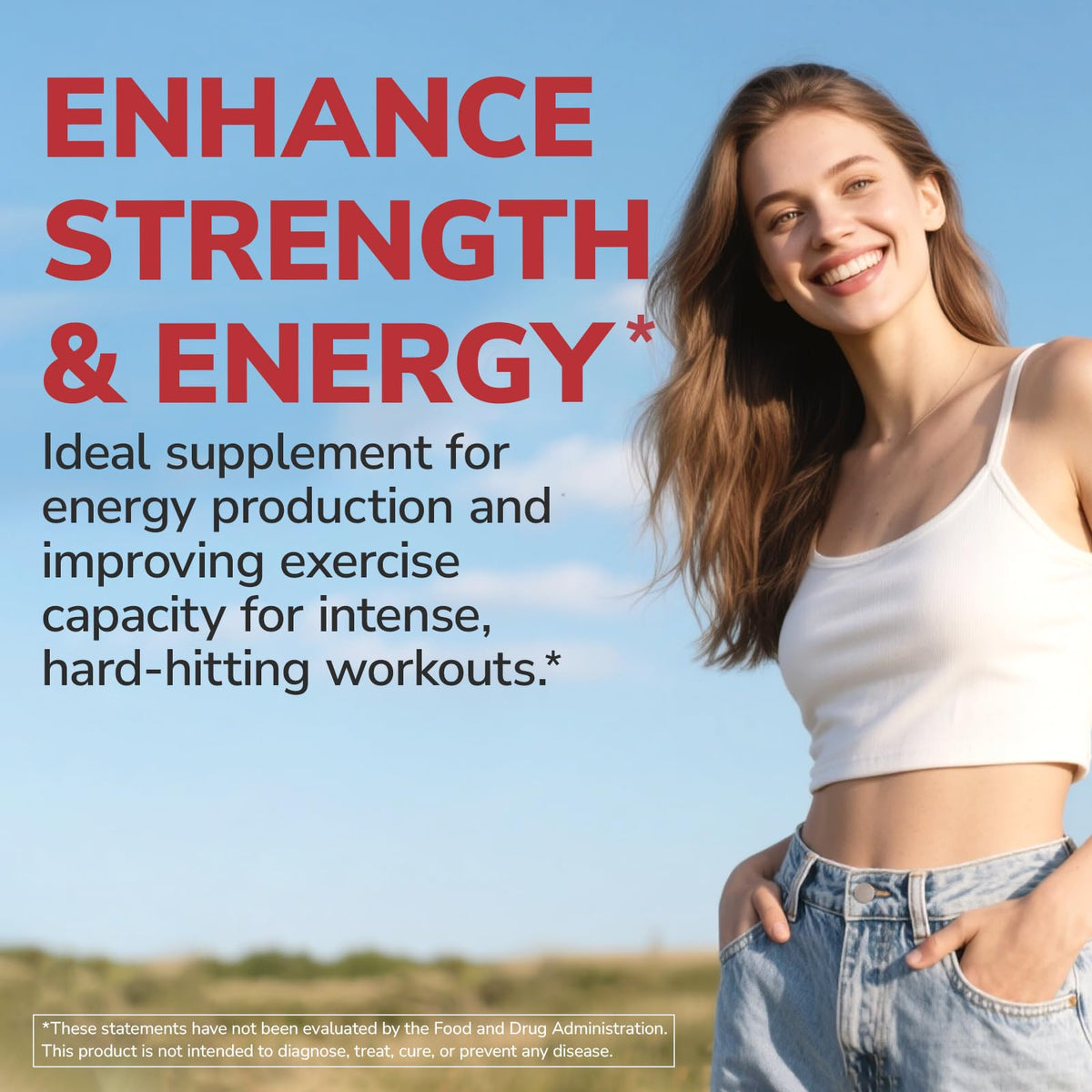 Vitalibre Creatine HCl Capsule, 750mg High Absorption Creatine Hydrochloride, Endurance, Strength, Fast Absorbing, No Load, No Bloat, Monohydrate Micronized Alternative, Once Daily, 90 Capsules VitalibreBuy Supplements Australia