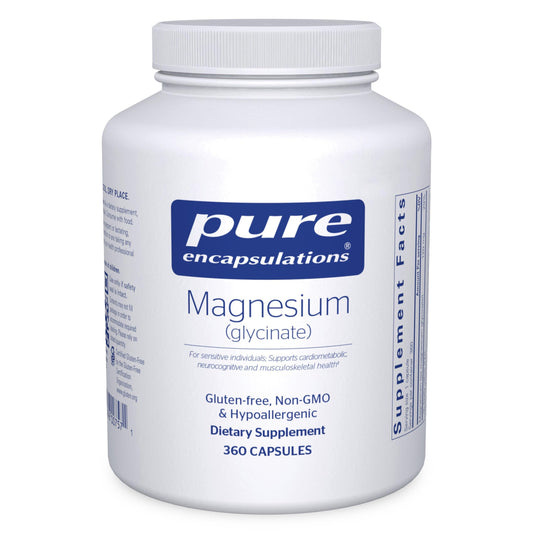 Pure Encapsulations Magnesium (Glycinate) - Supplement to Support Stress Relief, Sleep, Heart Health, Nerves, Muscles, and Metabolism