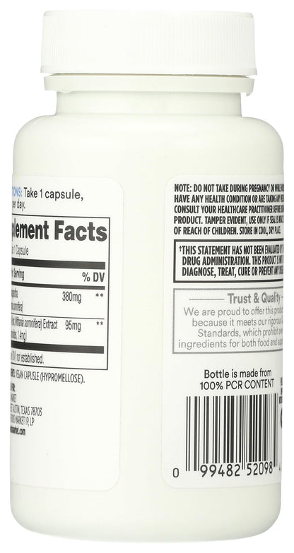 365 By Whole Foods Market, Ashwagandha, 60 Count 365 by Whole Foods MarketBuy Supplements Australia