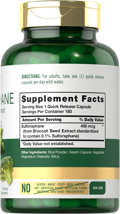 Carlyle Sulforaphane | from Broccoli Seed Extract | 180 Capsules | Traditional Herbal CarlyleBuy Supplements Australia