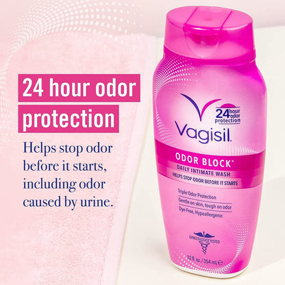 Vagisil Odor Block Daily Intimate Vaginal Wash 12 oz (Pack of 2) VagisilBuy Supplements Australia