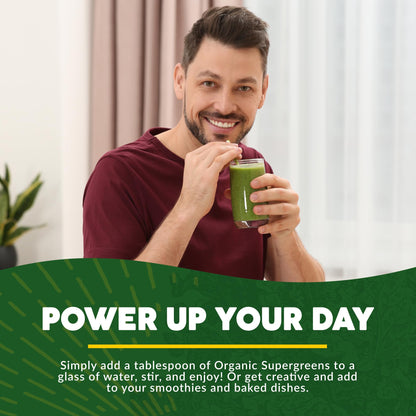 Paleovalley Organic Supergreens - Organic Greens Powder Superfood for Immune Support - Paleo Green Powder Blend - 28 Servings - 23 Superfoods - Gluten Free, No Cereal Grasses, Soy or Grain PaleovalleyBuy Supplements Australia