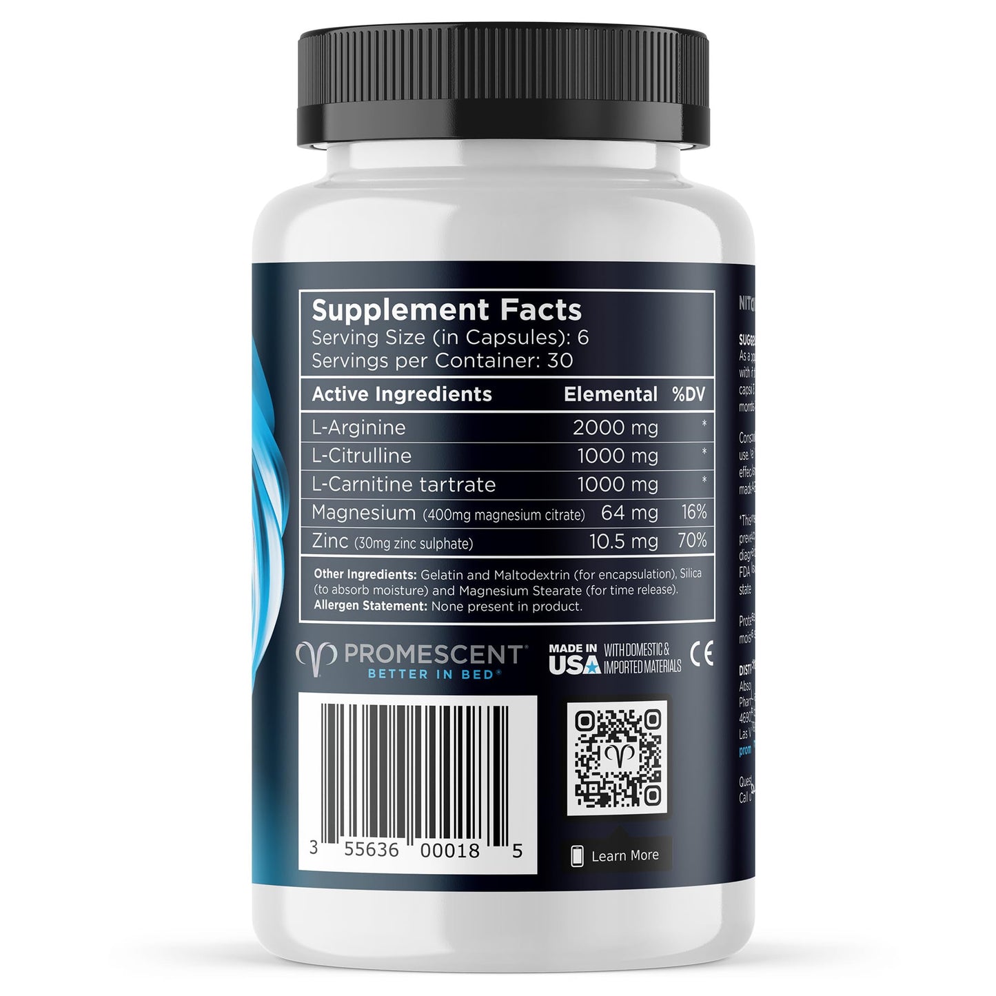 VitaFLUX Triple Power Nitric Oxide Supplement for Male Performance + VitaFLUX Women's Nitric Oxide Booster Supplement, Increase Circulation, Boost Energy & Heart Health, Performance, Stamina, Energy