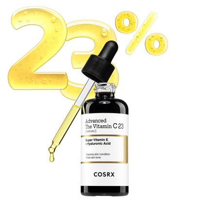 COSRX Advanced Pure Vitamin C 23% Serum with Vitamin E & Glutathione, Korean Vitamin C Serum for Fine Lines, Uneven Skin Tone & Dull Skin, 0.7oz, Korean Skin Care, Mothers Day Gifts for Mom & Wife COSRX buy supplements Au