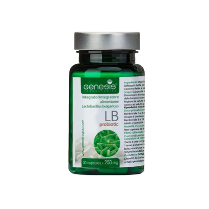 Probiotic Lactobacillus Supplement 30 Capsules with Lactobacillus Bulgaricus 250 mg Probiotic Digestive Immune Support Gut Health Probiotics for Digestive Health Anti Bloating Genesis LABORATORIES buy supplements Au