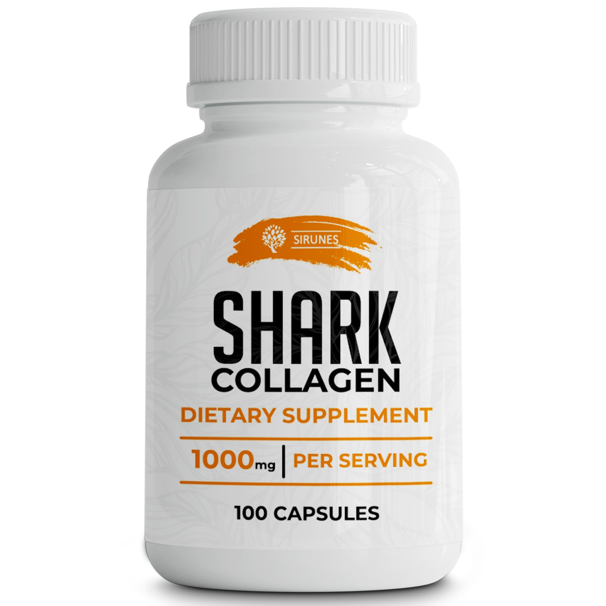 SIRUNES Fish Collagen Peptides Capsules – 100 Capsules | Fish Collagen Peptides | Supports Hair, Skin, Nails, Joints & Bones