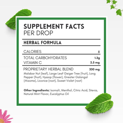 HERBION Naturals Cough Drops, Sugar Free with Stevia, Dietary Supplement, Soothes Cough, for Adults & Children Over 6 Years, 18 Count, Mint, Pack of 1 HERBION buy supplements Au