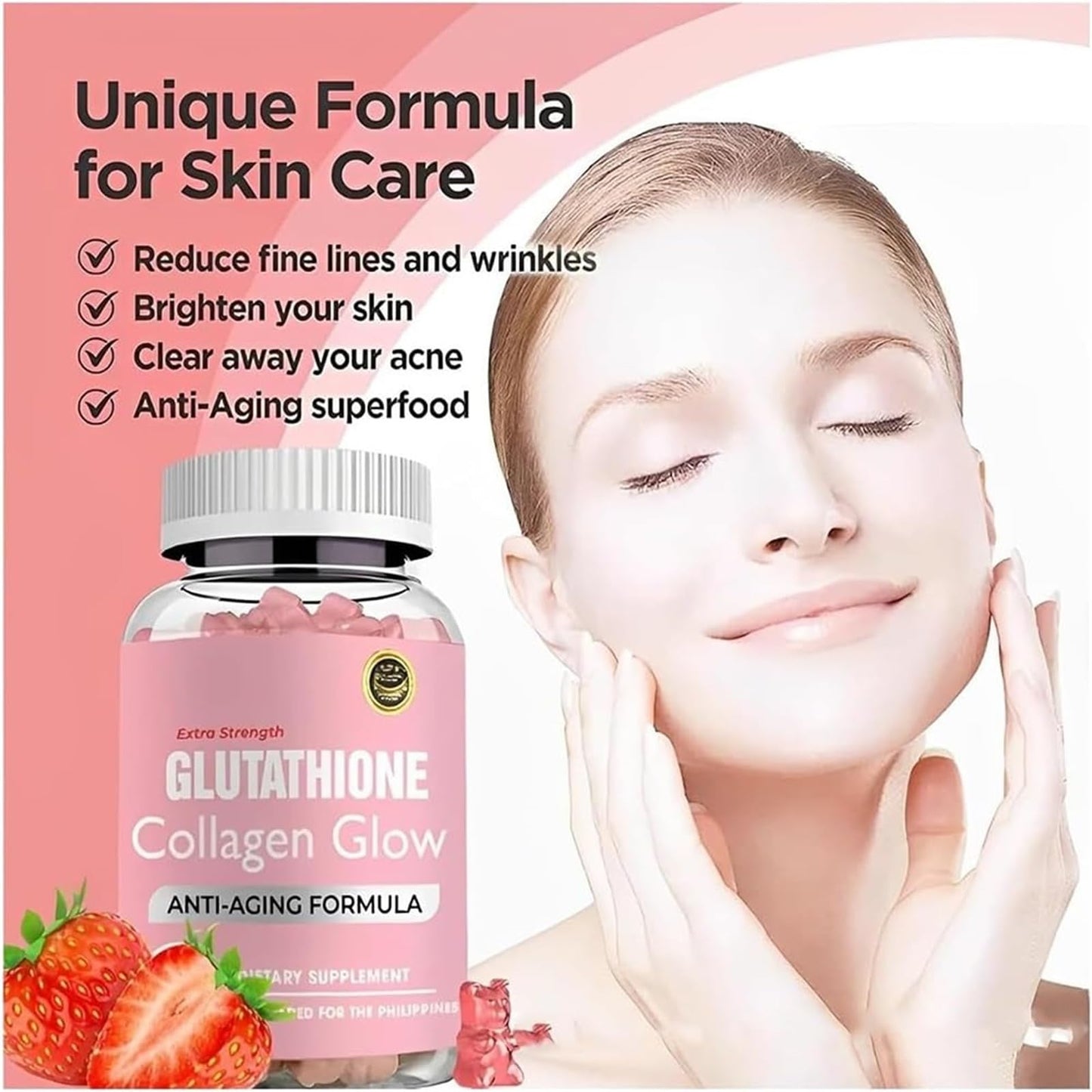 Caduola Glutathione Collagen Glow Gummies, Glutathione Collagen Glow Gummies CaduolaBuy Supplements Australia