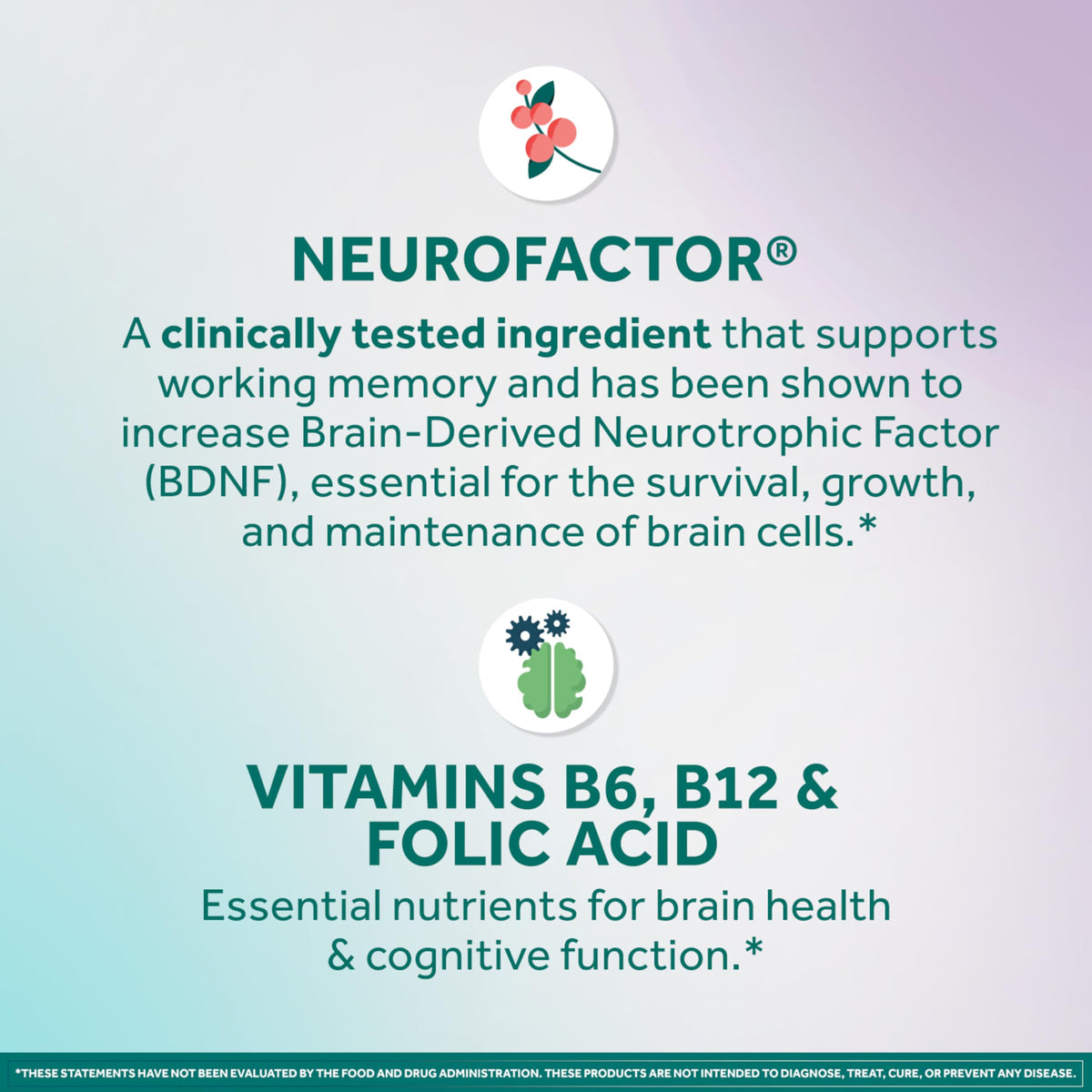 NEURIVA Memory 3D Brain Supplement - Decaffeinated Nootropic Capsules for Memory, Focus, & Cognitive Function - Short Term, Long Term, & Working Memory Support - 50ct NEURIVABuy Supplements Australia