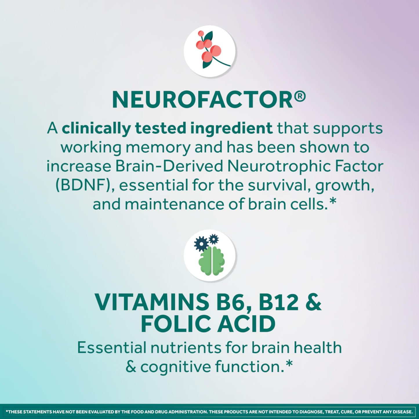 NEURIVA Memory 3D Brain Supplement - Decaffeinated Nootropic Capsules for Memory, Focus, & Cognitive Function - Short Term, Long Term, & Working Memory Support - 50ct NEURIVABuy Supplements Australia
