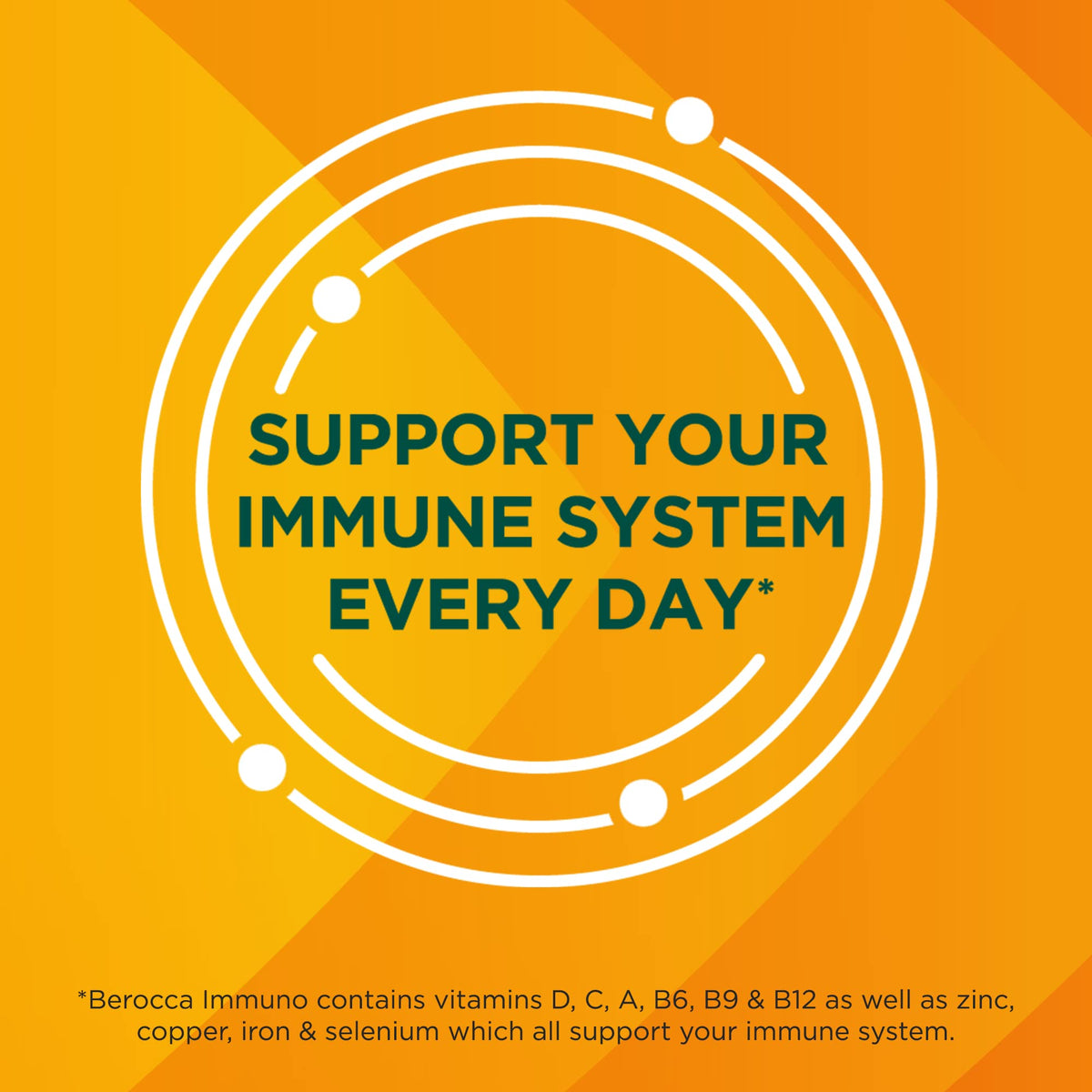 Berocca Immuno Effervescent Tablets, 11 Vitamins and Minerals, Including Vitamins D, C BeroccaBuy Supplements Australia